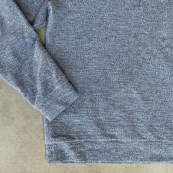 Marine Layer Salt and Pepper Clayton Textured Pullover Mens sz M Organic Cotton - Picture 6 of 11